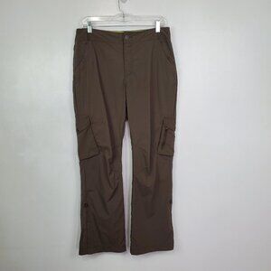 REI UPF 50+ Olive Green Slight Bootcut Casual Outdoor Pants Size 14